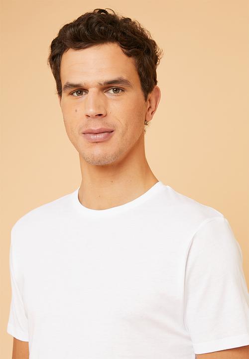 Superbalist - Crew neck short sleeve 2 pack tees - black & white 