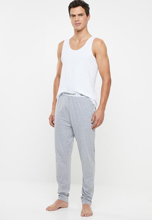 Superbalist - Knit slim fit lounge pants - grey