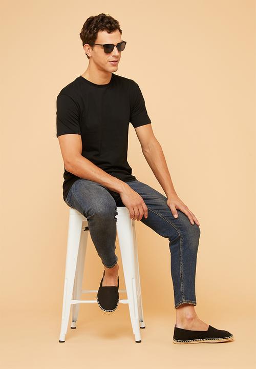 Superbalist - Crew neck short sleeve 2 pack tees - black & white 