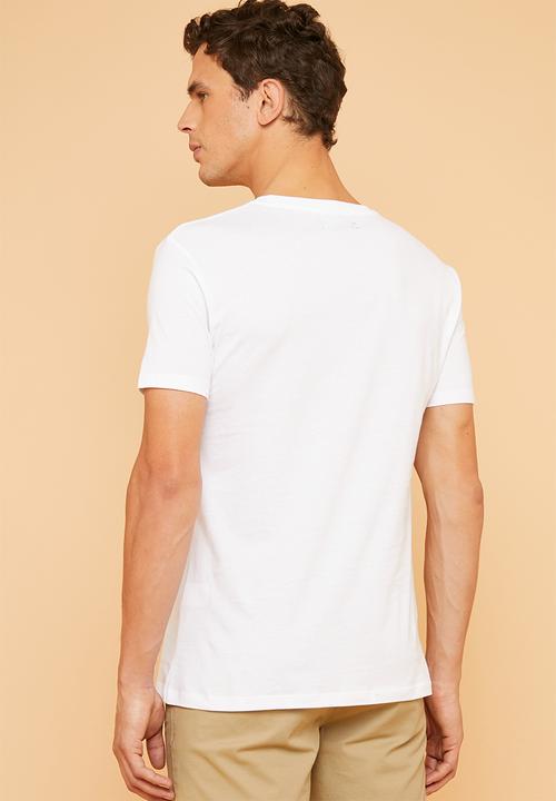 Superbalist - Crew neck short sleeve 2 pack tees - white