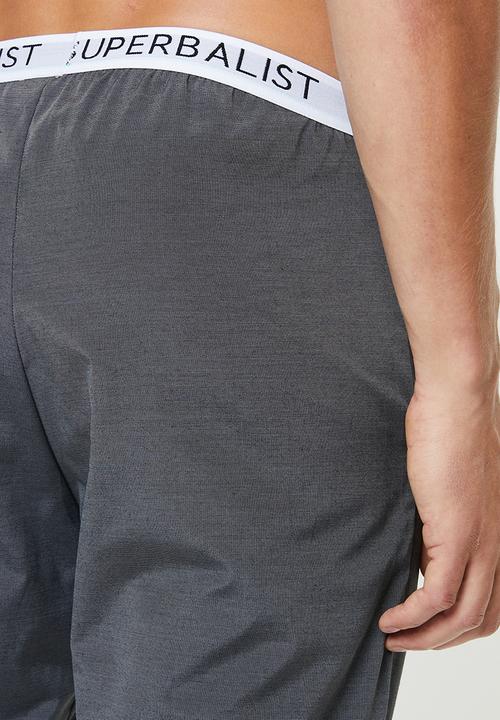 Superbalist - Woven sleep pants - charcoal