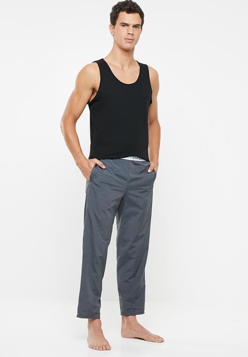 Superbalist - Woven sleep pants - charcoal