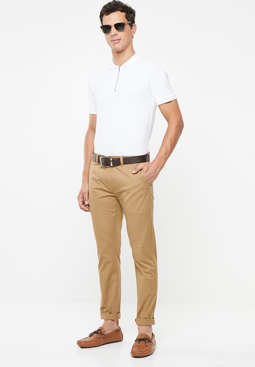 GUESS - Fashion chino pants - brown