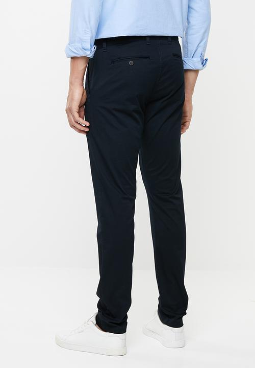 GUESS - Fashion chino pants - navy