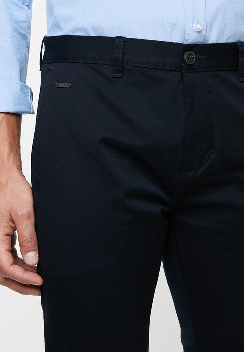 GUESS - Fashion chino pants - navy
