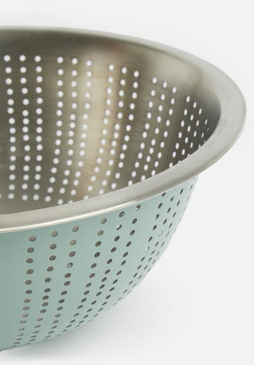 Excellent Houseware - Stainless steel colander - mint