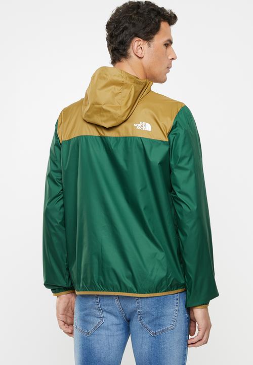 The North Face - Cyclone hoodie - brown & green