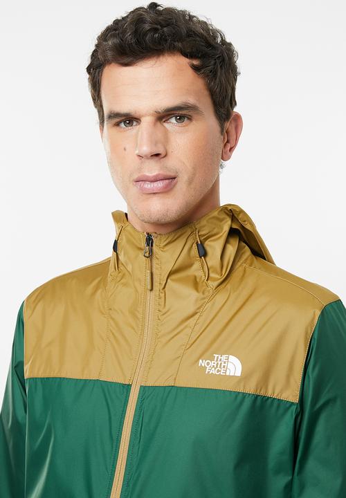 The North Face - Cyclone hoodie - brown & green