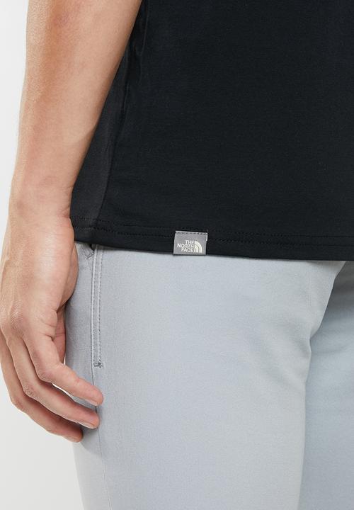 The North Face - Short sleeve red box tee - black