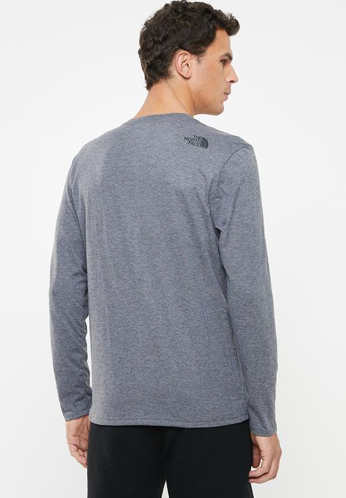 The North Face - Long sleeve simple dome tee - grey