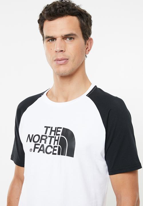 The North Face - Short sleeve raglan easy tee - white & black
