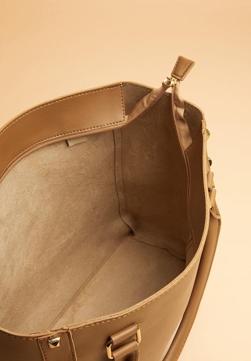 Superbalist - Stud detail handbag - tan