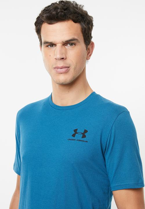 Under Armour - UA inverse box logo tee - blue
