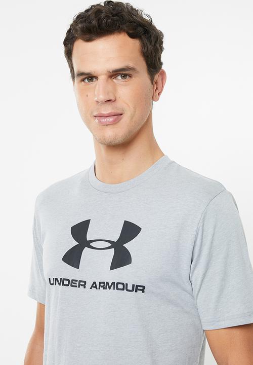 Under Armour - Sportstyle logo short sleeve tee - grey