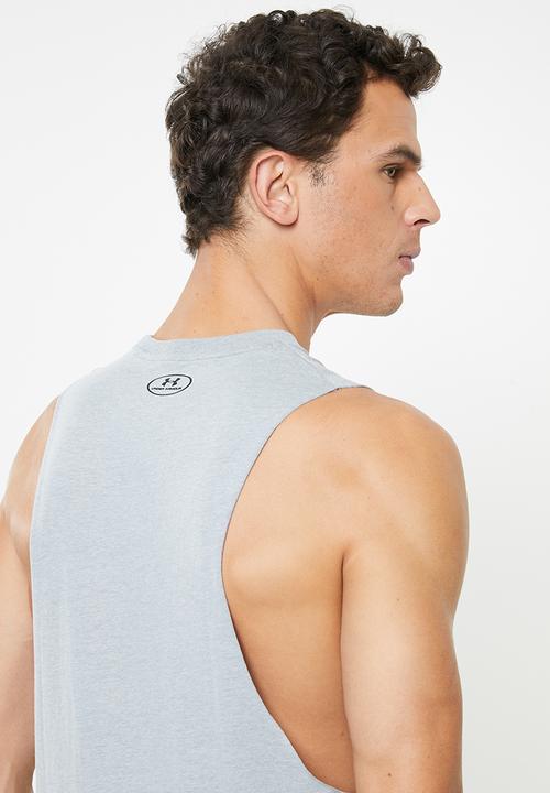 Under Armour - Sportstyle left chest cut-off tee - grey