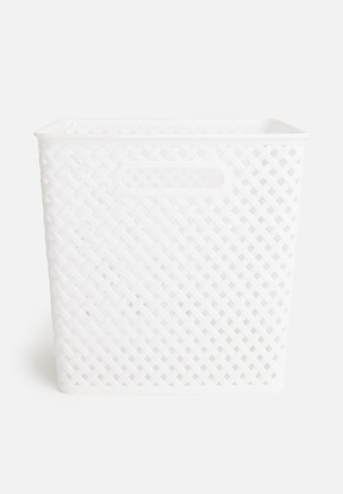 Storage Solutions - Polly storage basket large - white