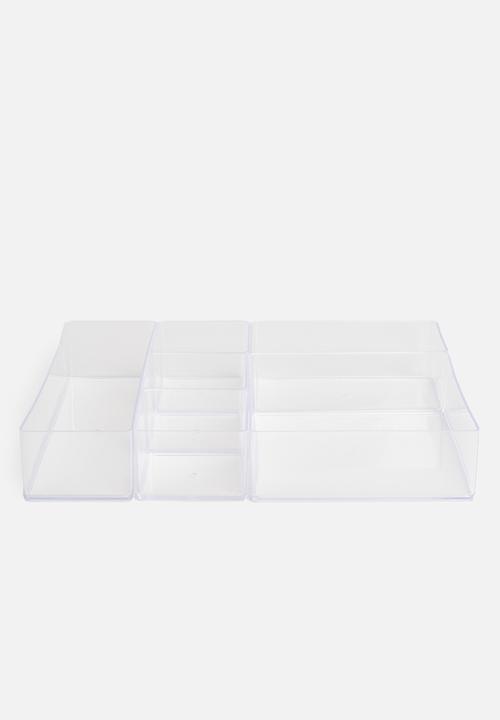 Eleganza - Drawer organiser - clear