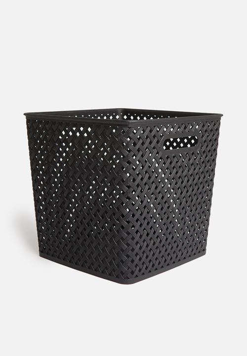 Storage Solutions - Polly storage basket large - black