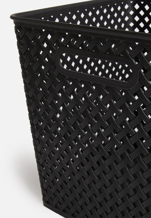 Storage Solutions - Polly storage basket large - black