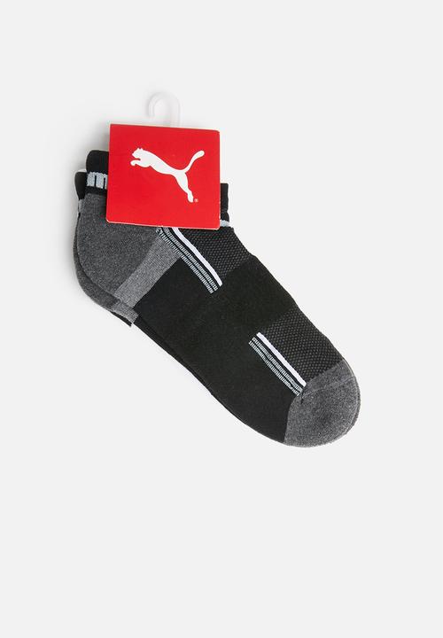 PUMA - 2 Pack sport technical running socks - white & black