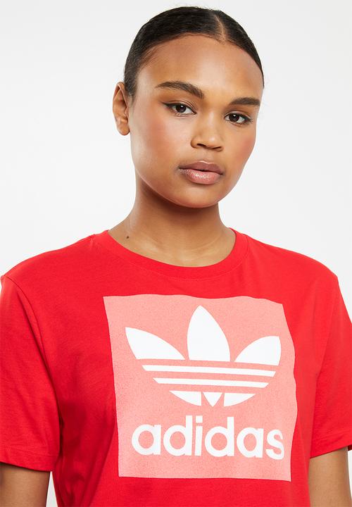 adidas Originals - Boyfriend tee - red