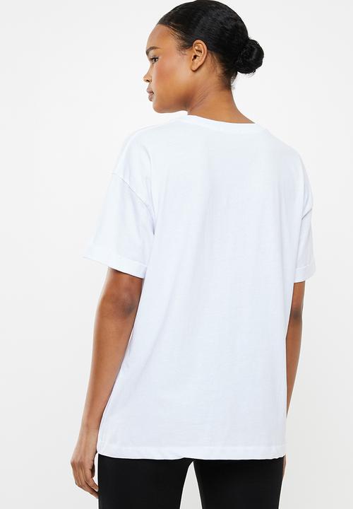 Cotton On - The relaxed boyfriend tee - white
