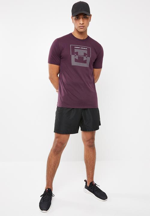 Under Armour - Under Armour inverse box logo tee - purple
