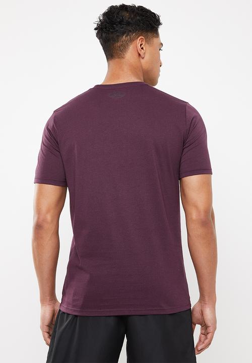 Under Armour - Under Armour inverse box logo tee - purple