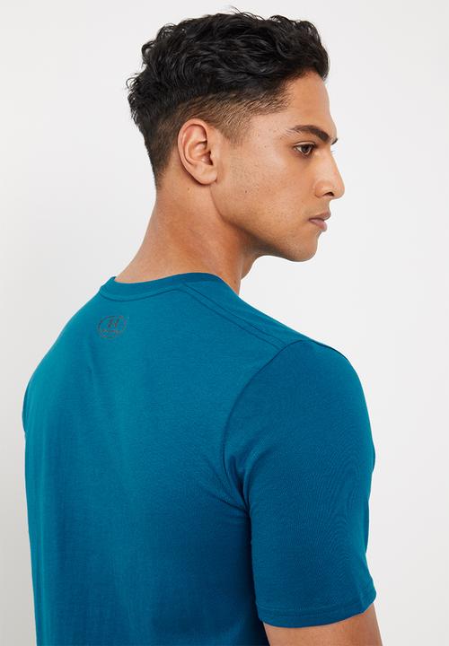 Under Armour - Sport style left chest short sleeve tee - blue
