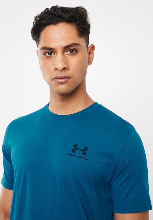 Under Armour - Sport style left chest short sleeve tee - blue