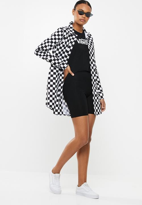Vans - Broadway ii check dress - black & white