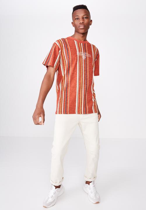 Cotton On - Downtown loose fit tee - orange