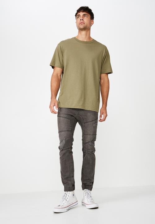 Cotton On - Essential skate tee - khaki
