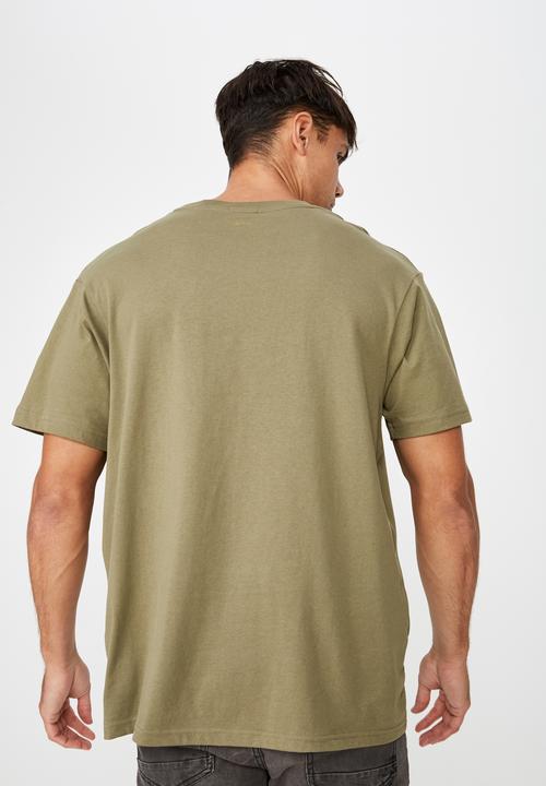 Cotton On - Essential skate tee - khaki