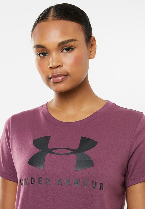 Under Armour - Graphic sportstyle classic crew - purple & black