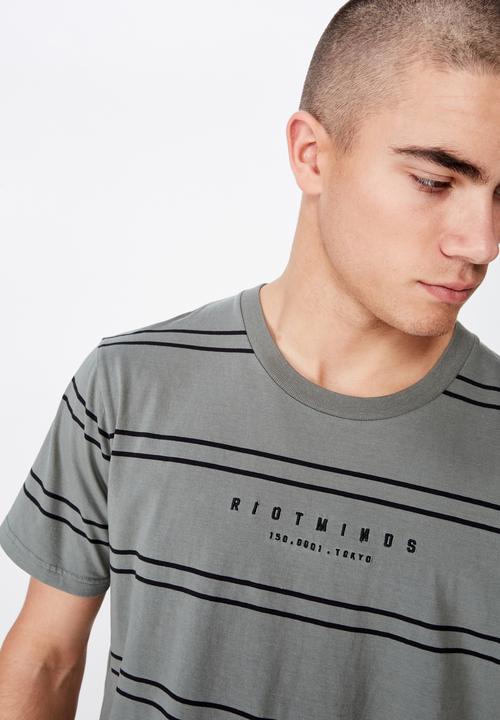 Cotton On - Longline scoop hem tee - grey
