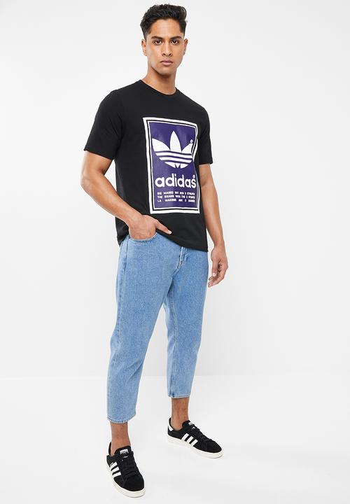 adidas Originals - Archive pantone tee - black & purple