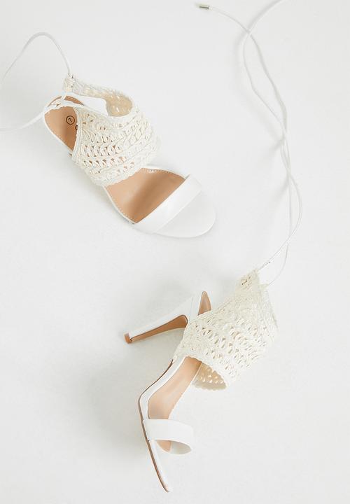 Miss Black - Polaris heel - white
