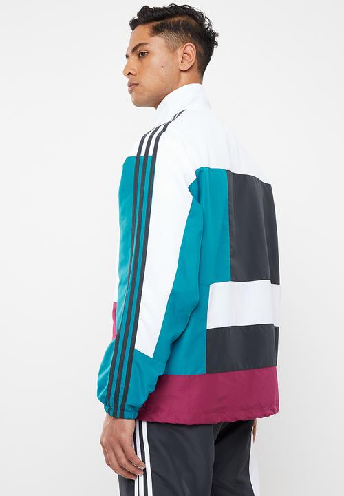 adidas Originals - Asymmetric track jacket - multi 