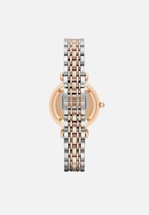 Armani - Gianni Tbar - silver & rose gold