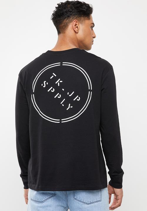 Cotton On - Tbar long sleeve tee - black