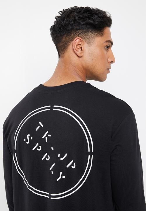 Cotton On - Tbar long sleeve tee - black