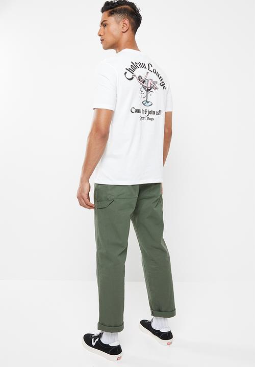 Cotton On - Tbar art short sleeve tee - white 