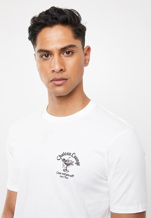 Cotton On - Tbar art short sleeve tee - white 