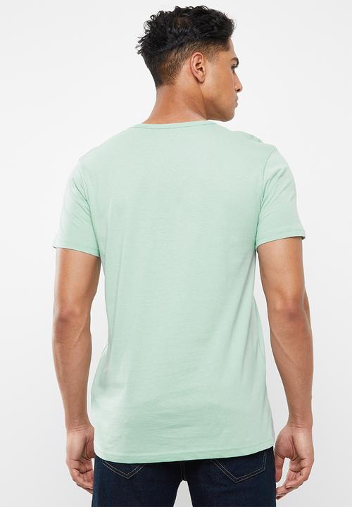 Cotton On - Essential henley - mist blue