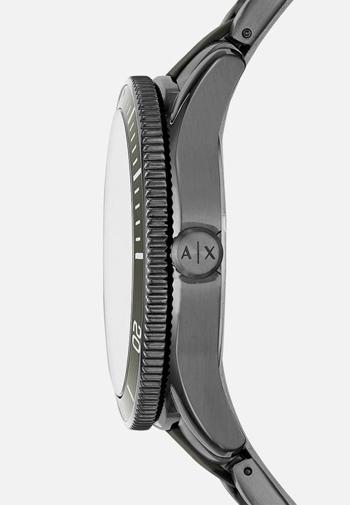 Armani Exchange - Enzo - gunmetal/military green