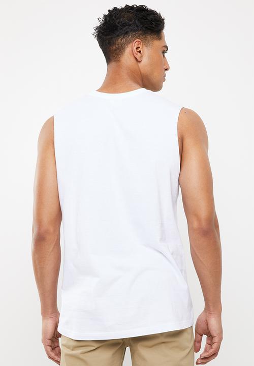Cotton On - Tbar muscle tank - white