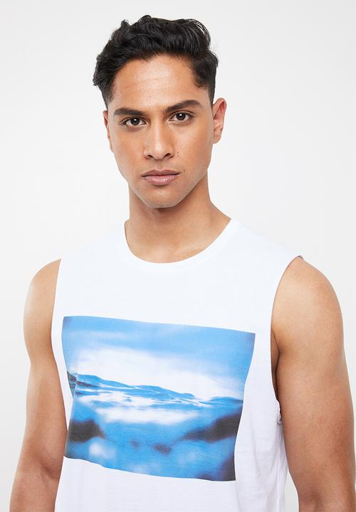Cotton On - Tbar muscle tank - white