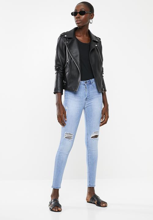 SISSY BOY - Wild card ryder skinny with rips - blue