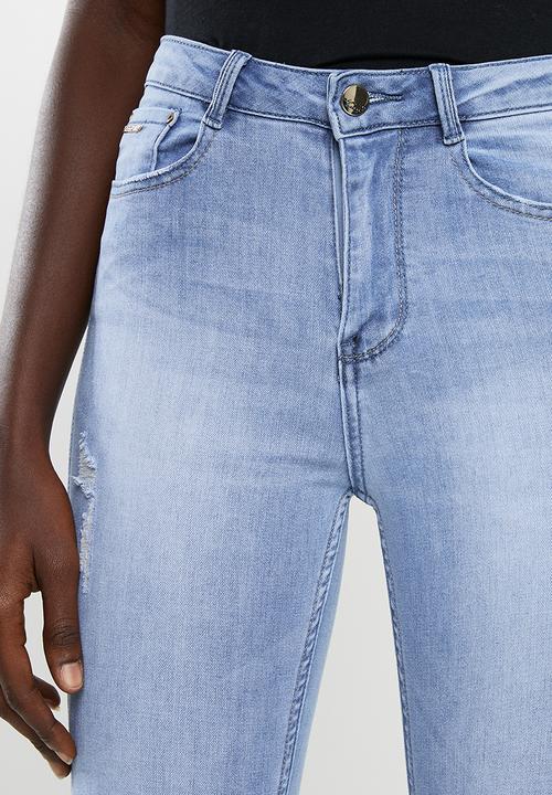 SISSY BOY - Wild card ryder skinny with rips - blue